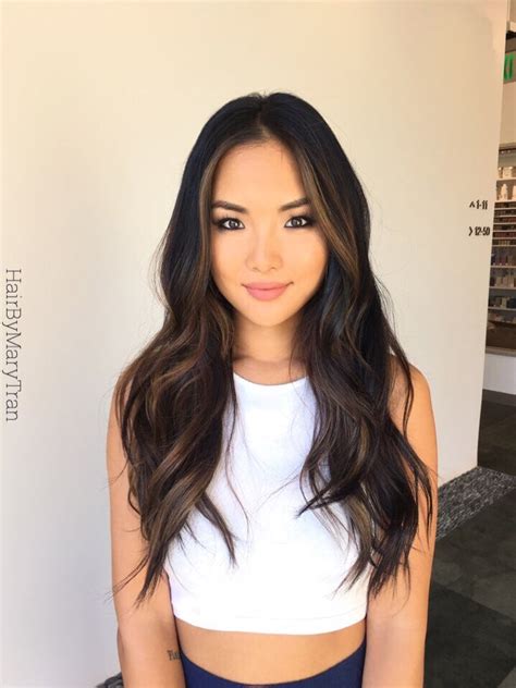 Ky is choosing her new look of blonde highlights on asian hair through photos of jamie chung, kelly hu, lee hyori, tila tequila, and susan aceron. Soft blending chocolate subtle Ombre on Asian hair - Yelp