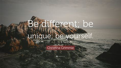 Christina Grimmie Quote “be Different Be Unique Be Yourself” 12 Wallpapers Quotefancy