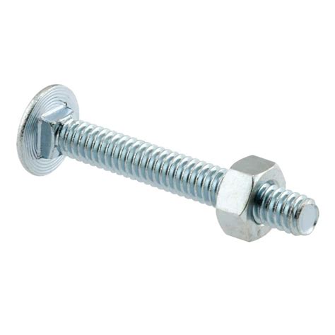 Prime Line 14 20 Carriage Bolts And Nuts With Smooth Domed Heads 12