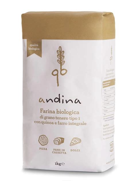 Molino Grassi Andina Premium Italian Organic Type 1 Flour 22 Lb 1