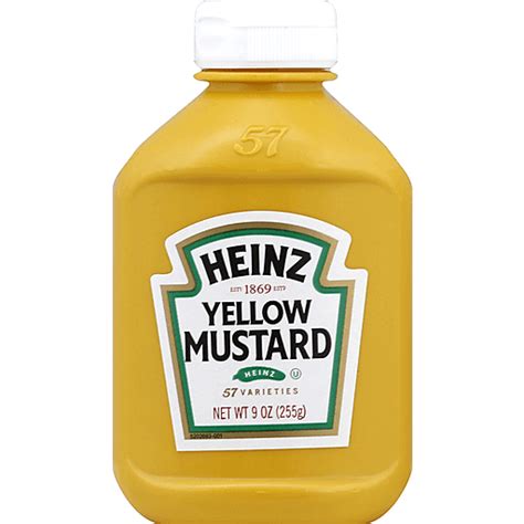 Heinz Yellow Mustard Condiments Chief Markets