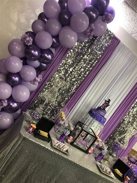 Courteous Quinceanera Planning More About The Author Purple Birthday Party Sweet 16 Party