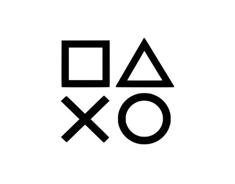 Playstation Inspired Decal Sticker Featuring Shapes Logo Etsy Australia