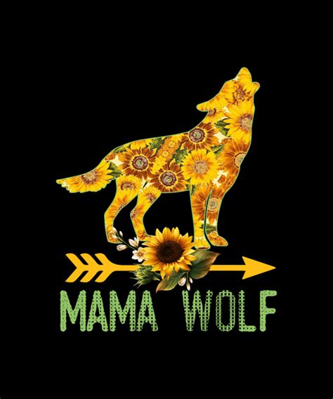 Mama Wolf Mothers Day Digital Art By Tinh Tran Le Thanh Fine Art