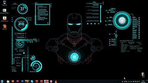 Iron Man Jarvis Desktop Wallpapers On Wallpaperdog