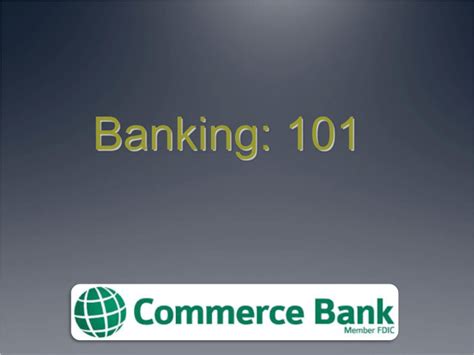 Banking 101