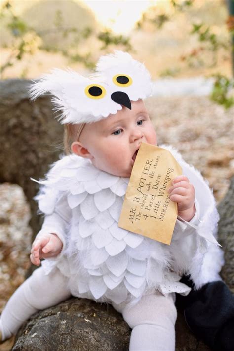 Hedwig Baby Owl Costume Diy No Sew Make Life Lovely