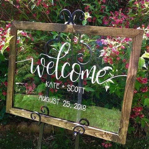 Stizzy Wall Decal Cretive Wedding Welcome Sign Stickers Rustic