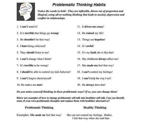 Free Cognitive Worksheets For Adults Freeform Speech Therapy