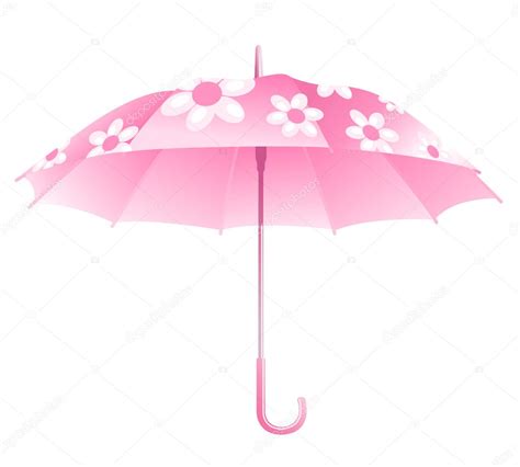Pink Umbrella — Stock Vector © Almatea 5822642