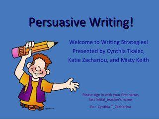 7 how to write business email format? 5th-grade-writing-strategies-classpersuasive-writing by cindytko via Slideshare | Writing a ...