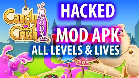 Candy Crush Soda Mod Apk All Levels Unlocked Unlimited Lives