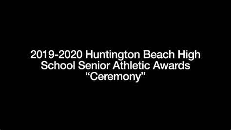2020 Hbhs Athletic Awards Ceremony Youtube