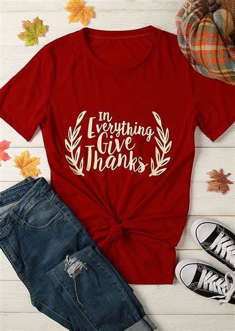 In Everything Give Thanks O-Neck T-Shirt. The best ...