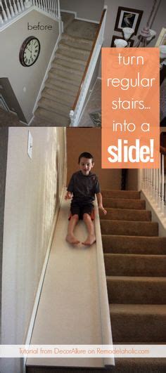 Sliderider 3 Easy Steps To Turn Your Stairs Into A Slide Craft