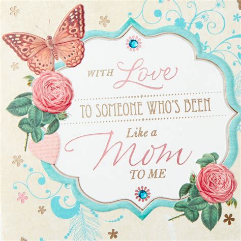 roses and butterflies like a mom mother s day card greeting cards hallmark