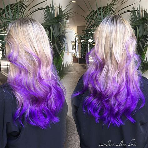 Blonde To Purple Ombre Pravana Hair Dye Hair Colors Ideas Purple