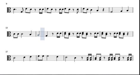 Aleluya Partitura fácil de Viola El Mesias de Haendel en Clave de Do