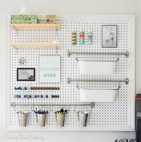 Pegboard ideas for craft rooms. 8 Brilliant Organizing Hacks You Can't Continue to Live ...