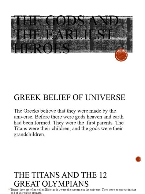 The Gods And Heroes Of Ancient Greece An Overview Of Greek Mythology