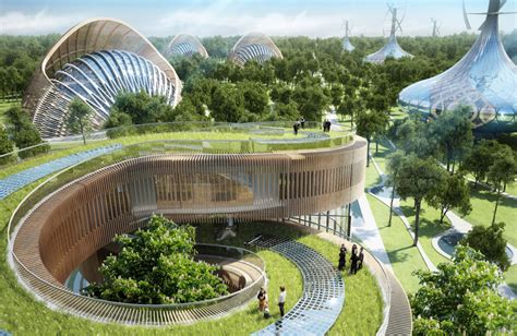 Eco Villa Concepts In Flavours Orchard China By Vincent Callebaut