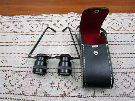 Vintage Selsi Spotiere 28 X 28 Coated Binoculars With Case Opera