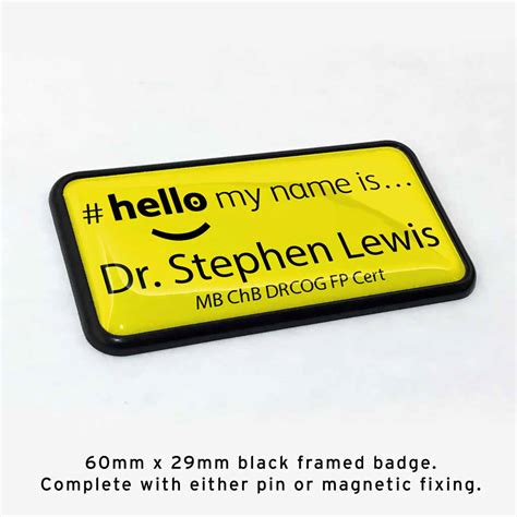 Staff Badges Direct Hello My Name Is Badge Style C