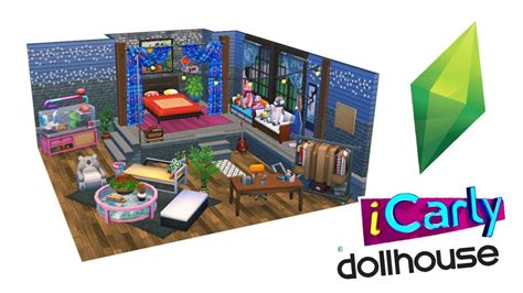 Dollhouse Challenge Carlys Bedroom The Sims 4 Speed Build Youtube