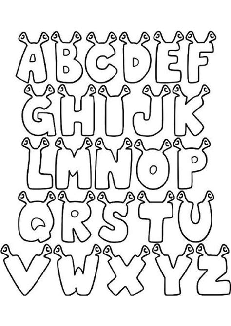 Abc Letras Do Alfabeto Para Imprimir 60 Moldes Do Alfabeto Lindos 182