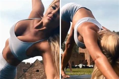 Paddy Mcguinness Wife Flaunts Mind Blowing Curves In Racy Yoga Routine Daily Star
