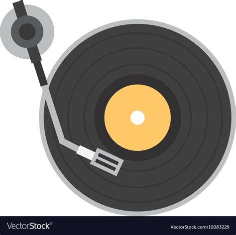 Long Play Disk Player Icon Royalty Free Vector Image