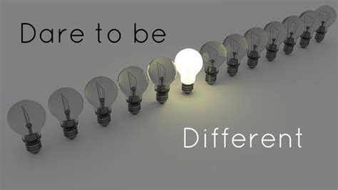 Dare To Be Different