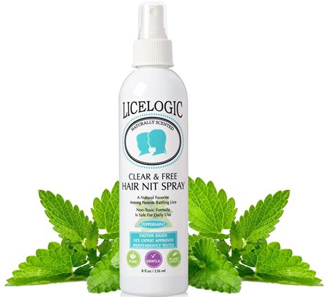Licelogic Clear And Free Lice Treatment Hair Spray 8oz