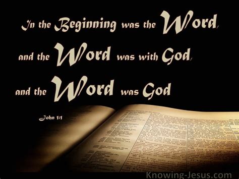 John 11 In The Beginning Was The Word Beige