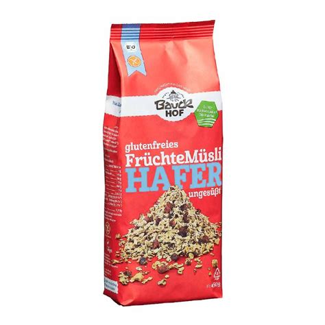 Muesli De Avena Sin Gluten Ecológico