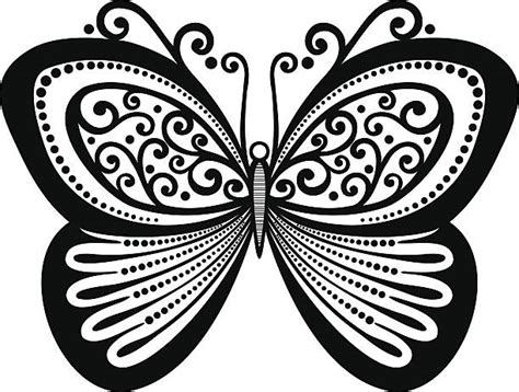Best Butterfly Clipart Black And White Pictures