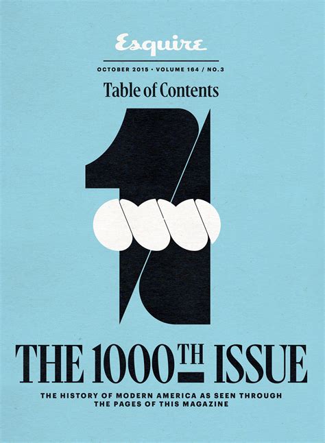 1000th Issue Esquire On Behance