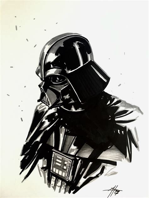 Sw — Gabrieledellotto Darth Vader Convention Sketch