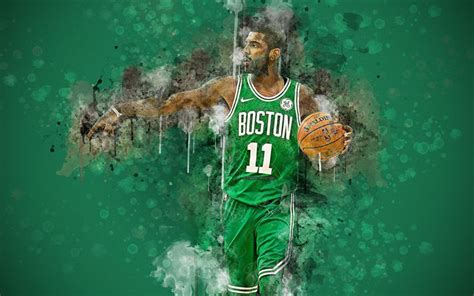 Download Wallpapers Kyrie Irving 4k Paint Art