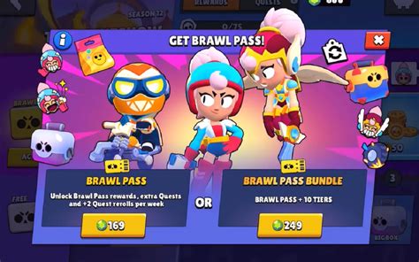 Brawl Stars Todas Las Recompensas Del Brawl Pass De La Temporada 12