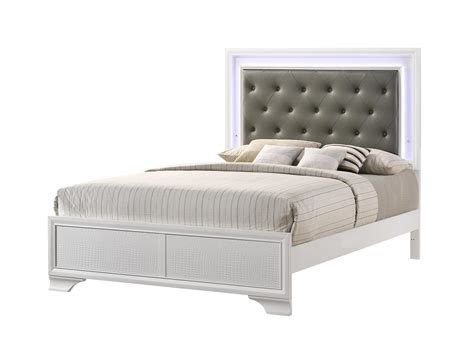 Brown Queen Size Panel Bed By Crown Mark Stanley B1600 Q Bed Buy Online On Ny Furniture Outlet