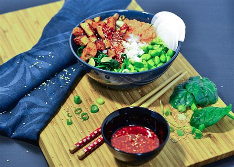 Koreanisches Bibimbap Vegane Bowl Aus Korea Discover Vegan