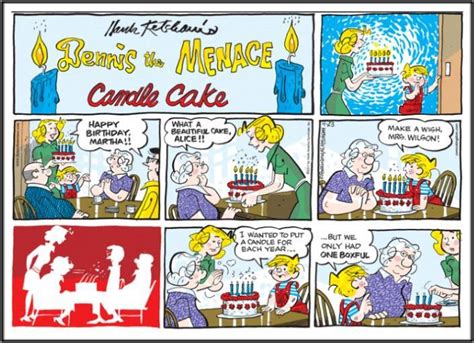 Dennis The Menace Happy Birthday Mrs Wilson Comics Kingdom Dennis