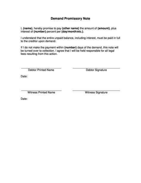 Free Promissory Note Templates Forms Word Pdf Templatelab