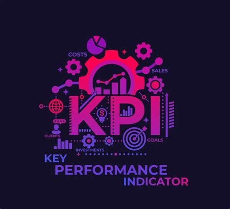 Premium Vector Kpi Key Performance Indicator Management Concept Vector
