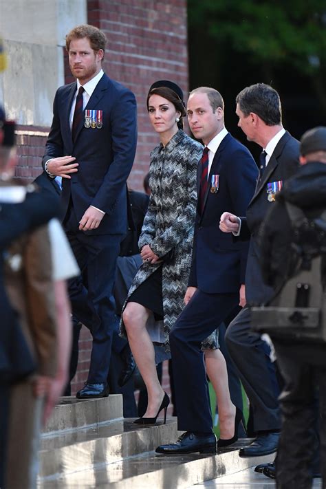 Prince William And Kate Middleton And Prince Harry Attend The Somme Centenary Commemorations In