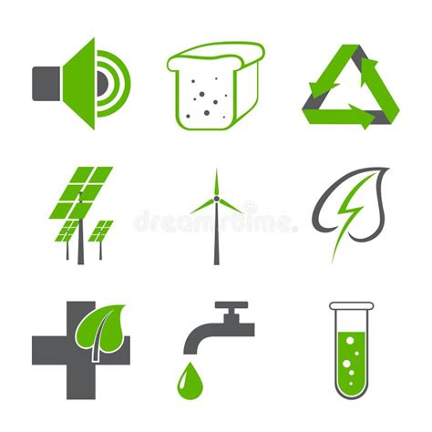 Environmental Logos Stock Vector Illustration Of Design 6458334