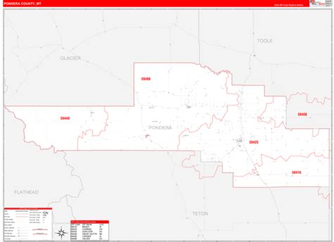 Maps Of Pondera County Montana