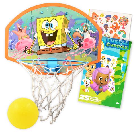 Nick Shop Spongebob Squarepants Basketball Hoop Bundle ~ Spongebob