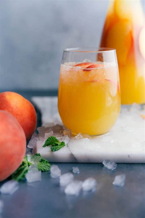 Peach Lemonade 4 Ingredients Chelseas Messy Apron